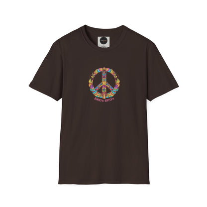 Retro Peace Graphic Tee: 60s 70s Hippie Style