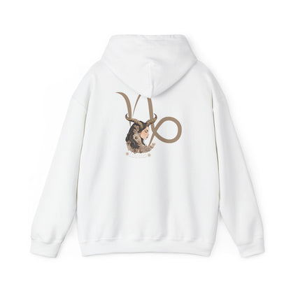 Capricorn Zodiac Hoodie: Back Print - Birthday Gift