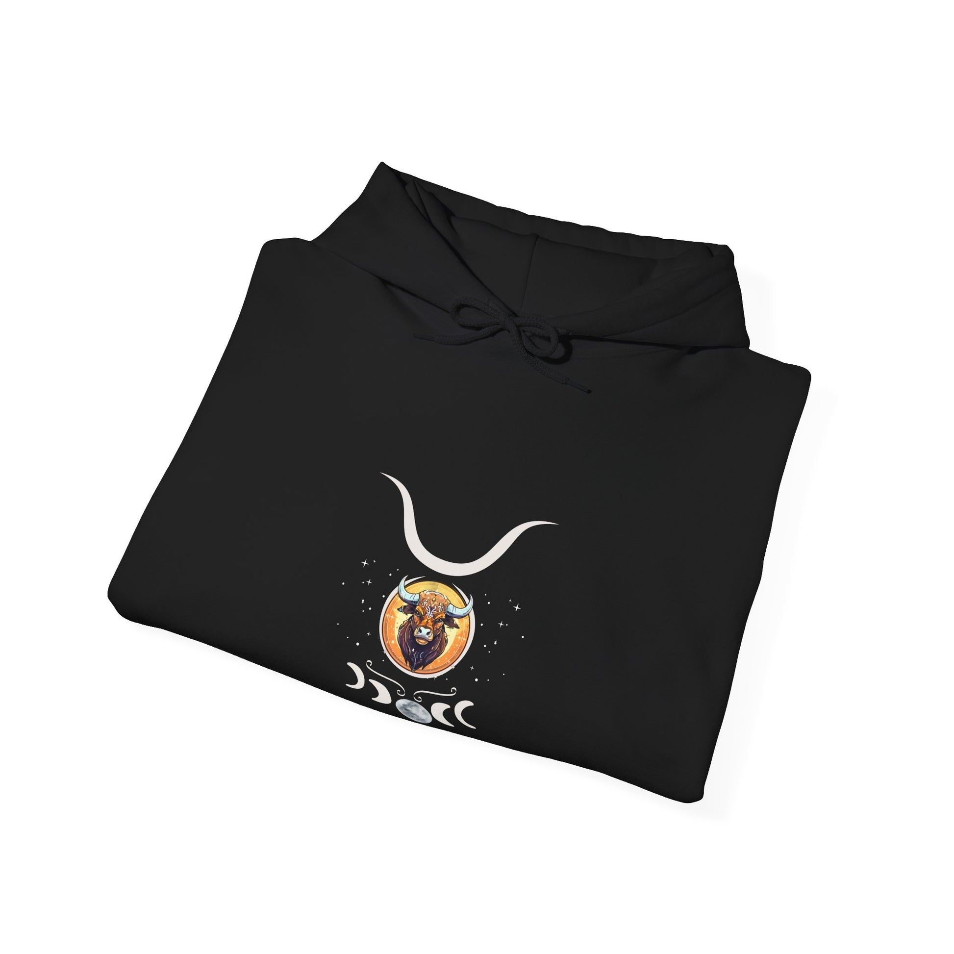 Taurus Zodiac Hoodie - Front And Left Sleeve Design - Soft & Warm - Vogart 