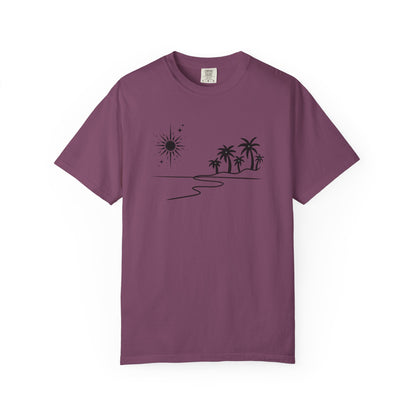 Celestial Beach Comfort Colors Shirt: Summer Graphic Tee