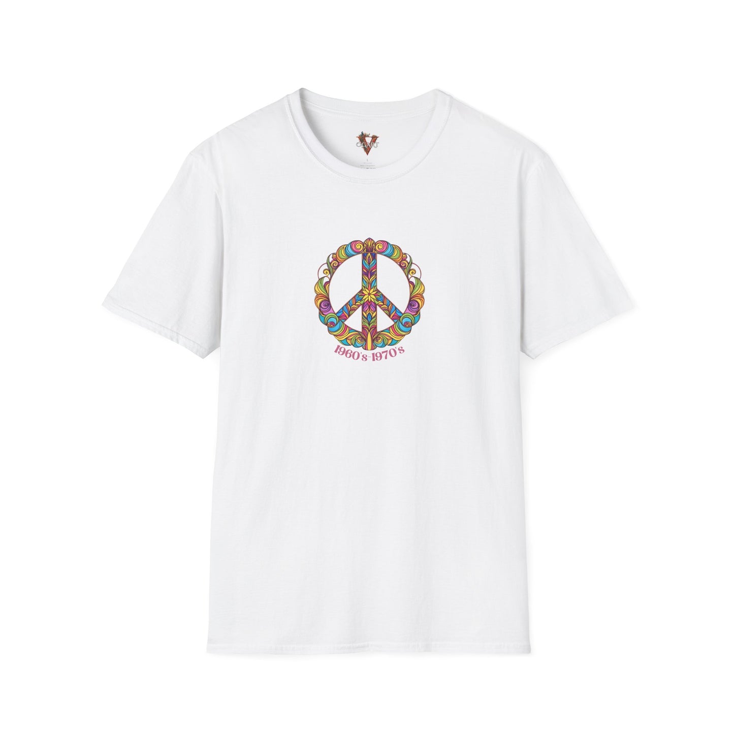 Retro Peace Graphic Tee: 60s 70s Hippie Style