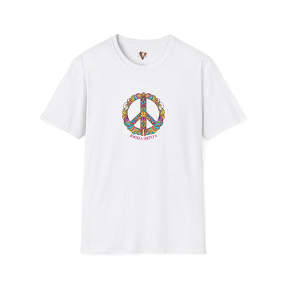 Retro Peace Graphic Tee: 60s 70s Hippie Style