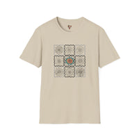 Color‑Pop Floral Grid – Floral Graphic Tee