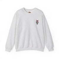 Grumpy Glow Owl Crewneck Sweatshirt - Soft And Warm