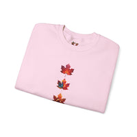 Canadian Heart Leaves Sweatshirt – Unique & Cozy Design