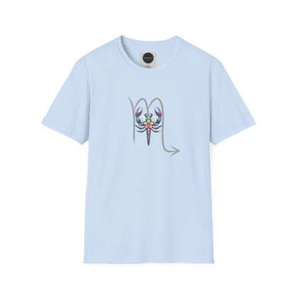 Scorpio Zodiac T-Shirt: Floral Astrology, Boho Horoscope Gift
