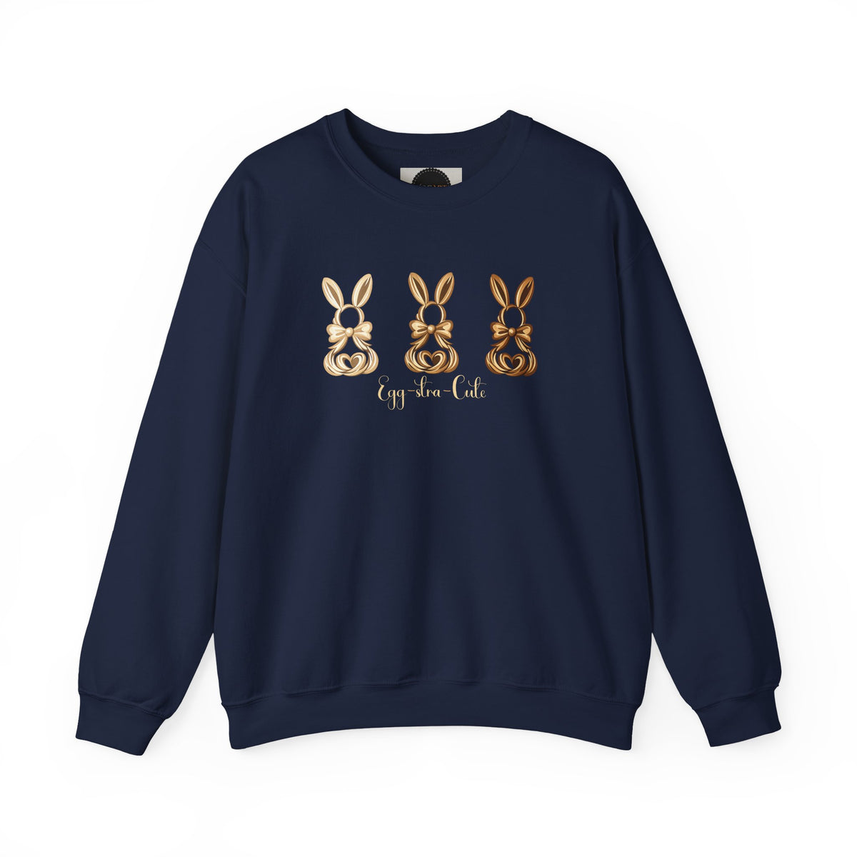 Bunny Trio Sweatshirt: Egg-stra Cute Rabbit Shirt