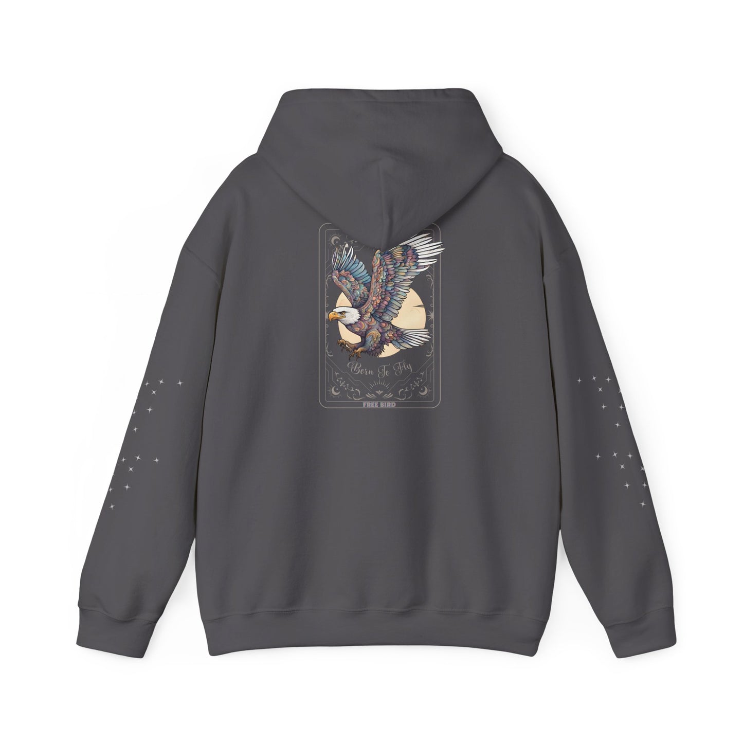 Born To Fly Hoodie - Back And Sleeve Design - Soft And Warm - Vogart 