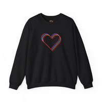 3D Colorful Heart Sweatshirt – Comfort and Artistry