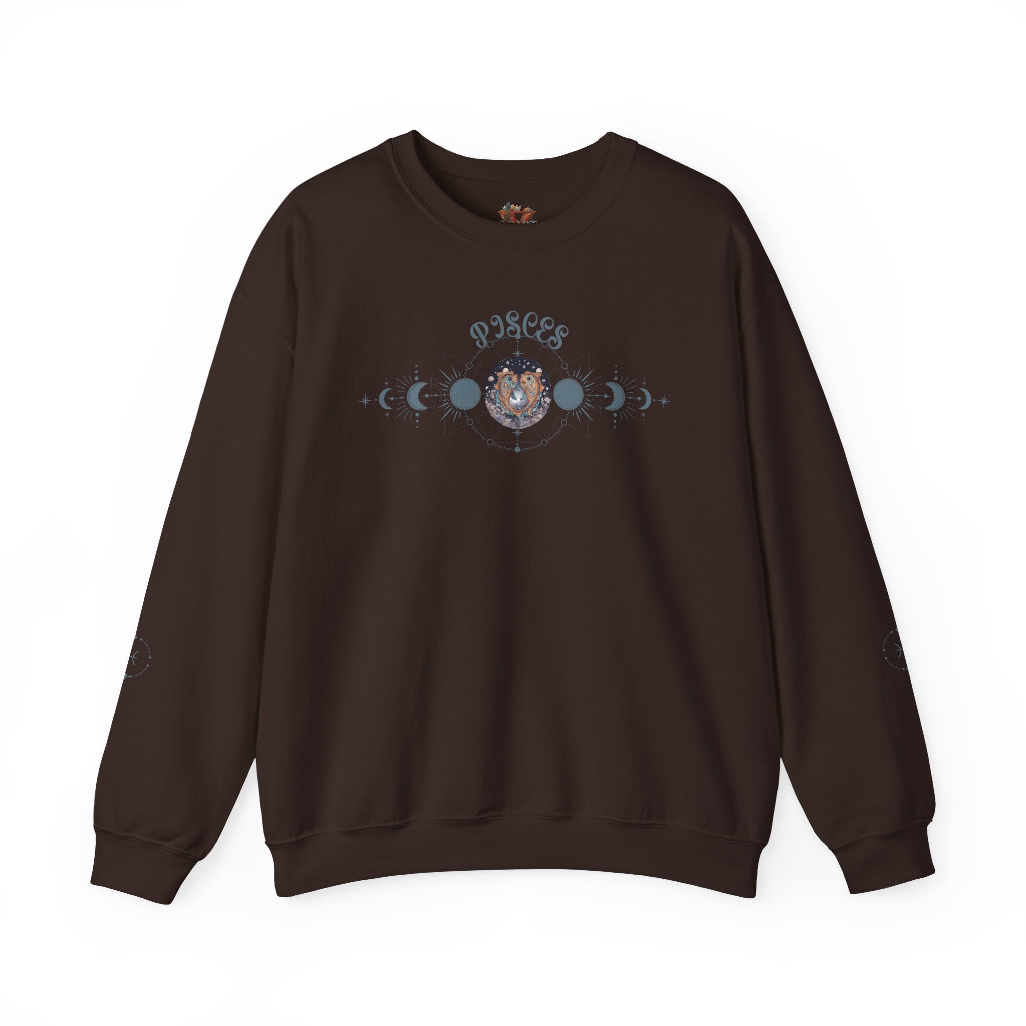 Pisces Moonphase Zodiac Sweatshirt - Cozy Fabric - Vogart 