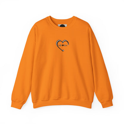 3D Moon Phase Heart Sweatshirt: Celestial Shirt