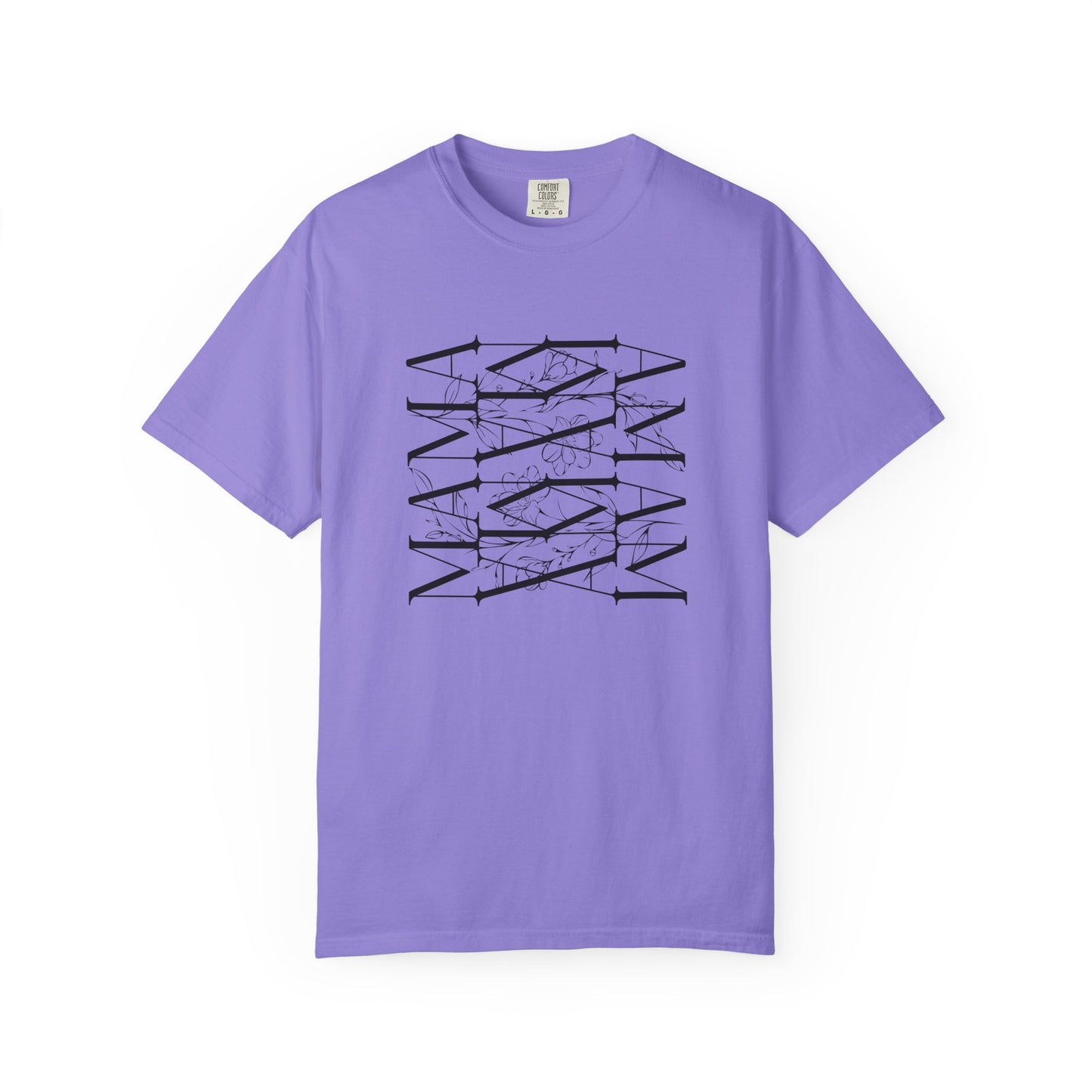 Floral Mama Shirt: Comfort Colors Hidden Mama Shirt