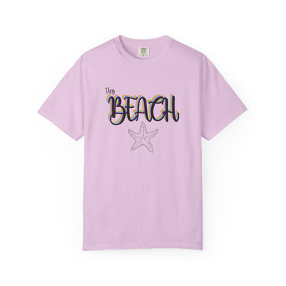 Hey Beach Shirt: Rainbow Summer Starfish Tee