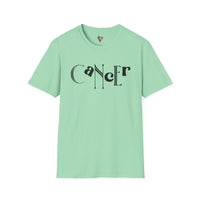 Duality Cancer T‑Shirt – Bold Zodiac Wordmark Tee - Vogart