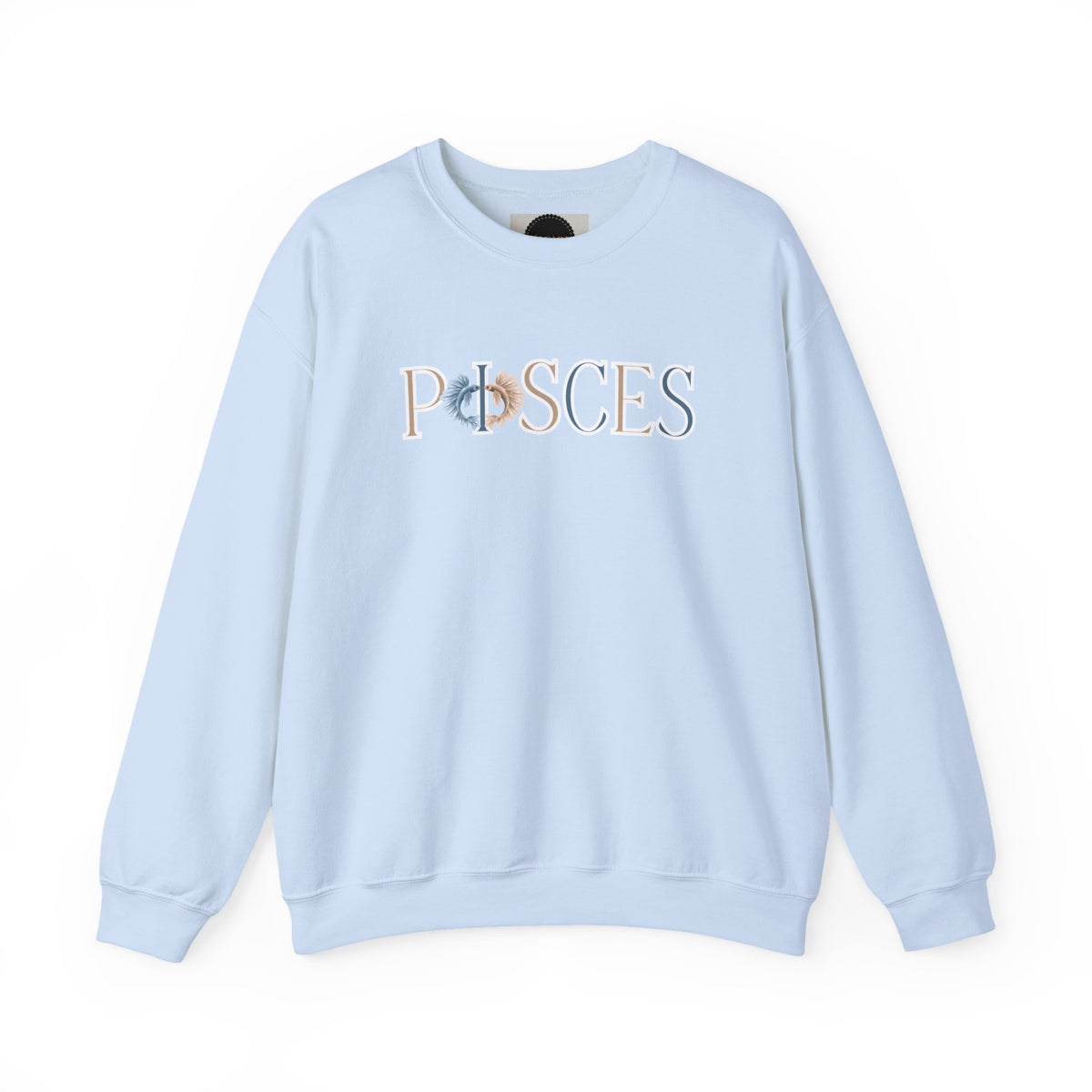 Pisces Zodiac Sweatshirt: Two Fish Astrology Crewneck