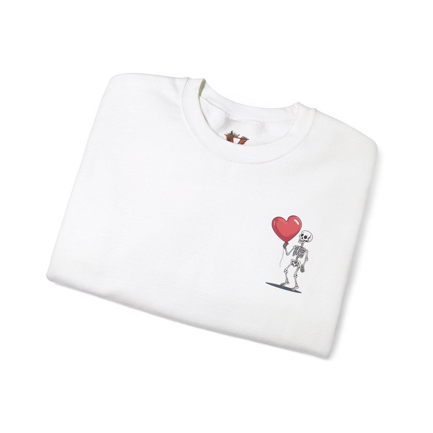 Skeleton Heart Balloon Sweatshirt – Cozy And Warm