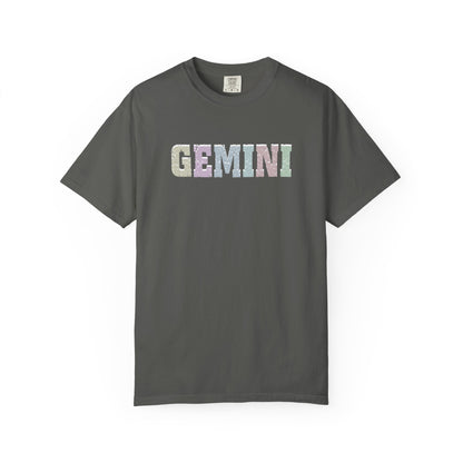 Gemini Zodiac T-Shirt: Comfort Colors Pastel Tee