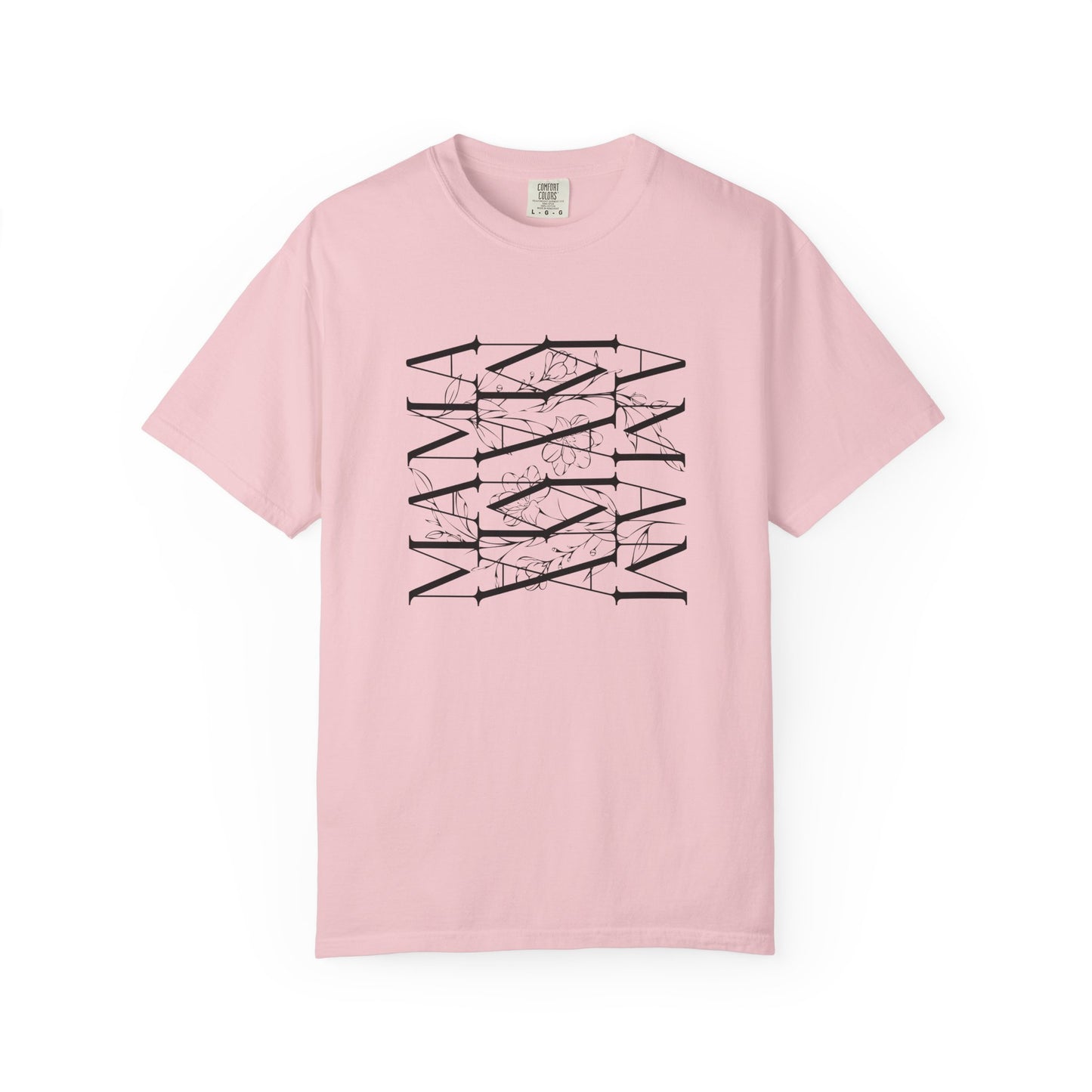Floral Mama Shirt: Comfort Colors Hidden Mama Shirt