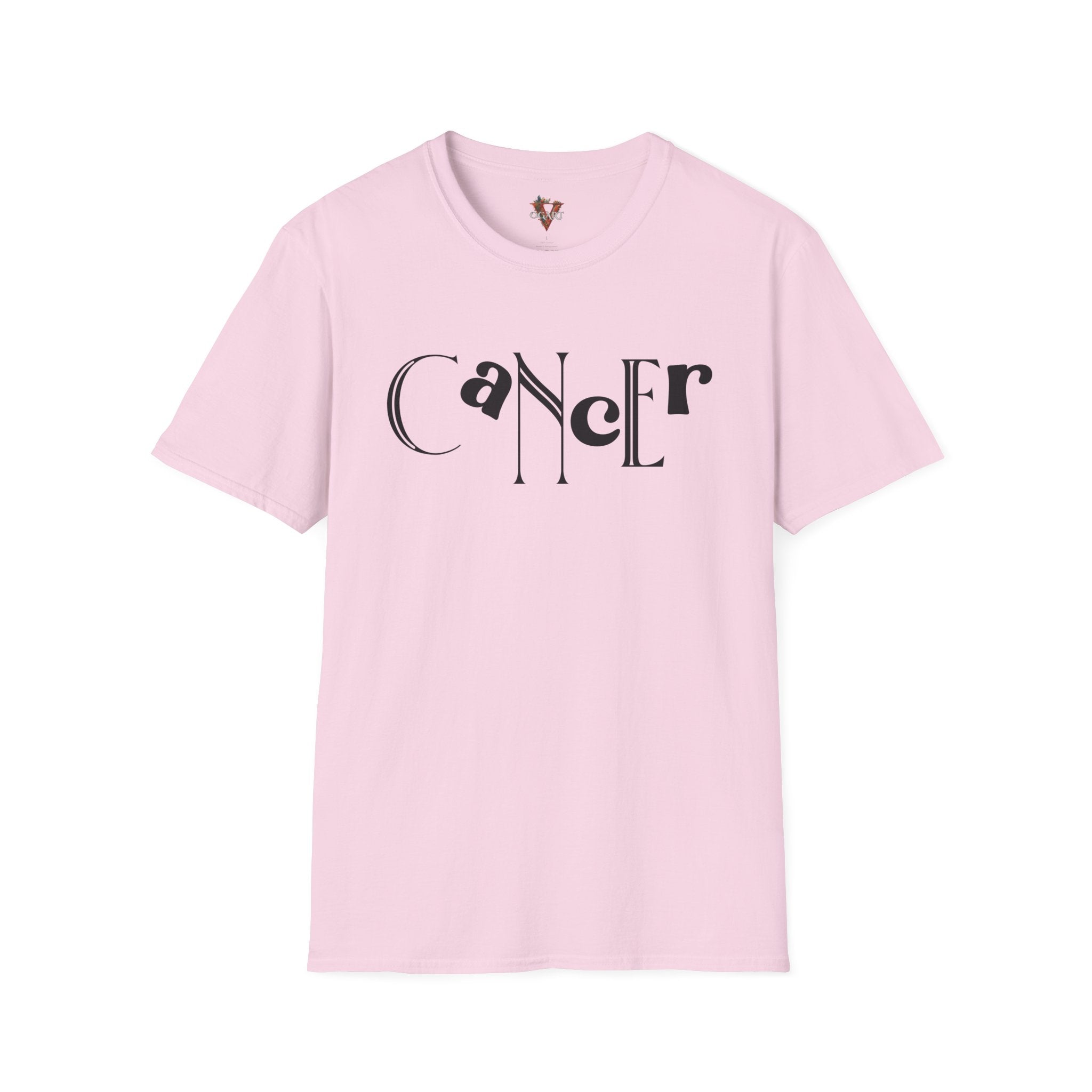 Duality Cancer T‑Shirt – Bold Zodiac Wordmark Tee - Vogart