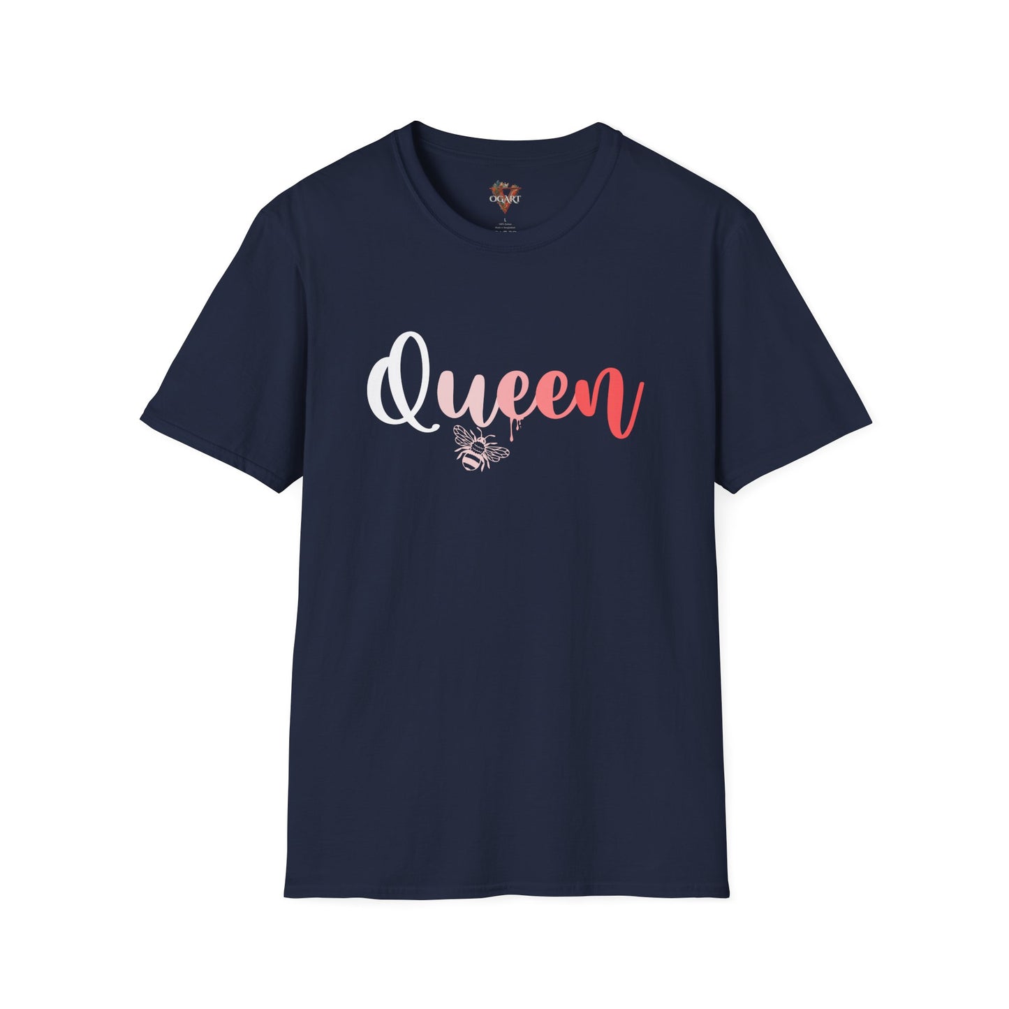 Queen Bee Gradient Letter T-Shirt – Empowered & Bold