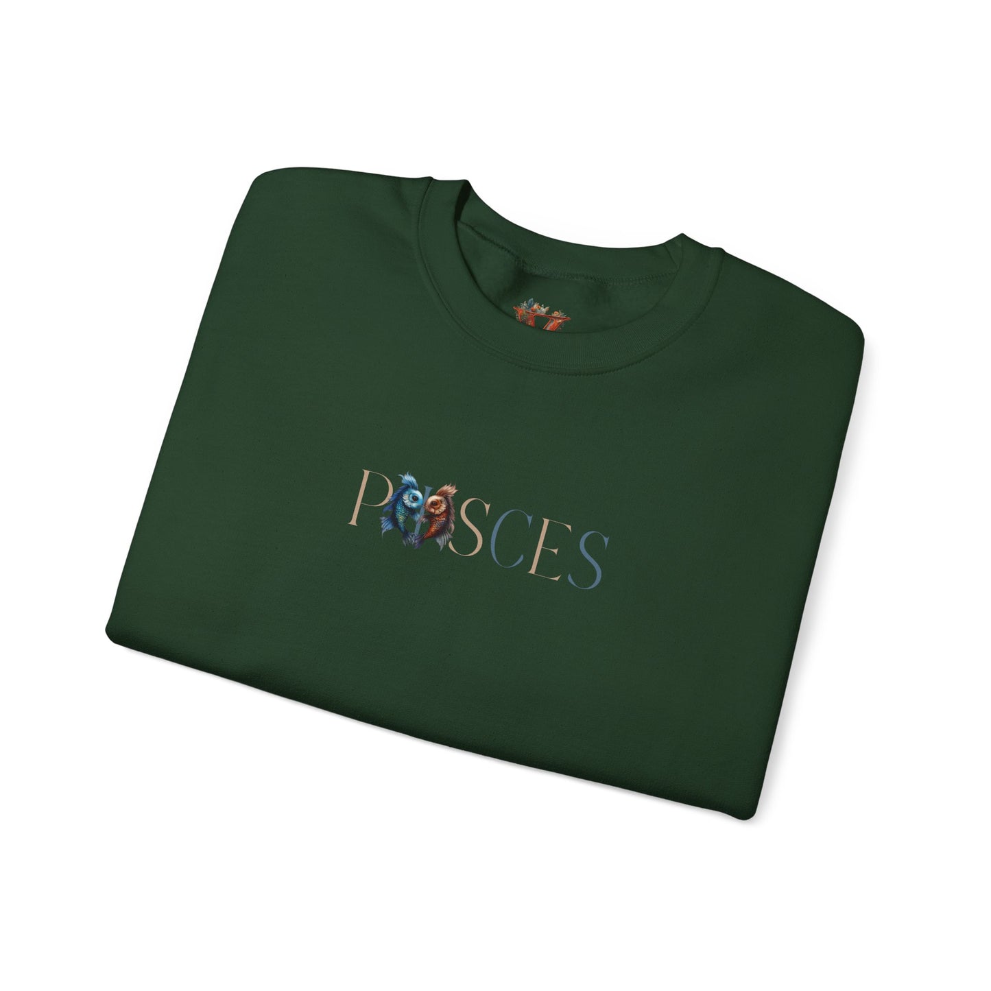 Classic Pisces Zodiac Sweatshirt – Blue & Beige