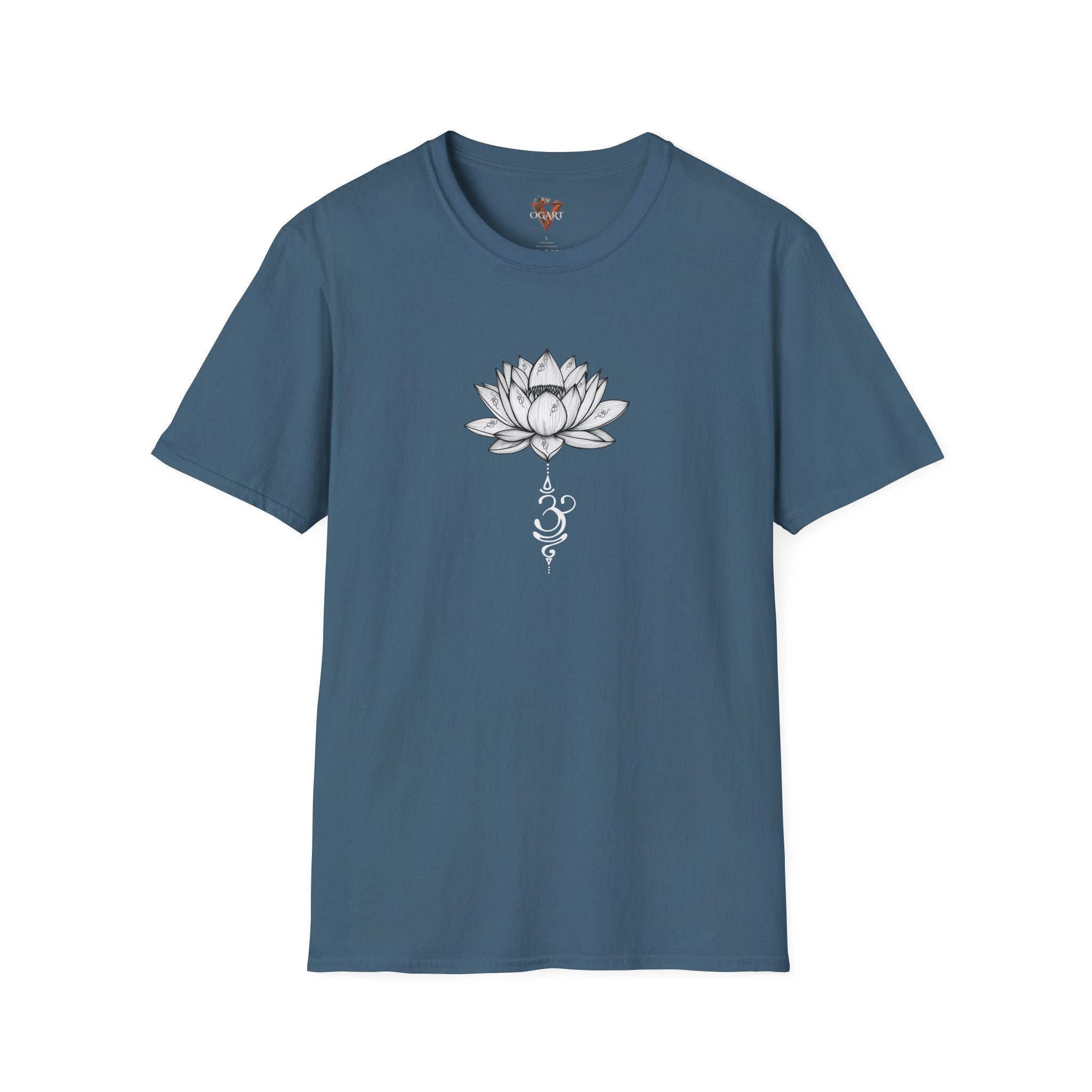 Spiritual T-shirt Om Blossom - Flower Design - Vogart