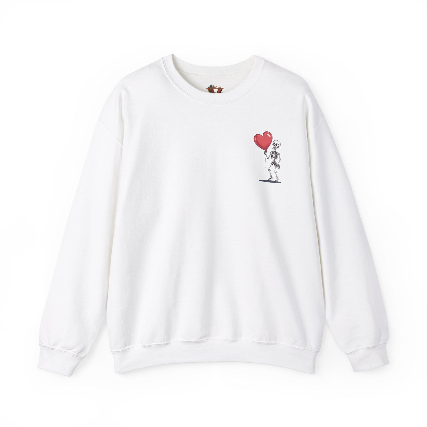 Skeleton Heart Balloon Sweatshirt – Cozy And Warm