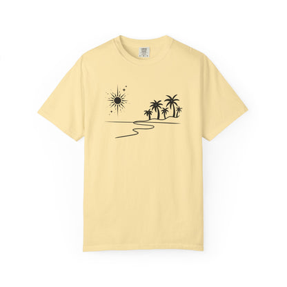 Celestial Beach Comfort Colors Shirt: Summer Graphic Tee
