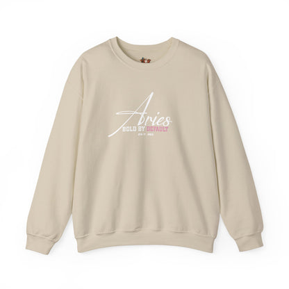 Aries Crewneck Sweatshirt: Bold by Default