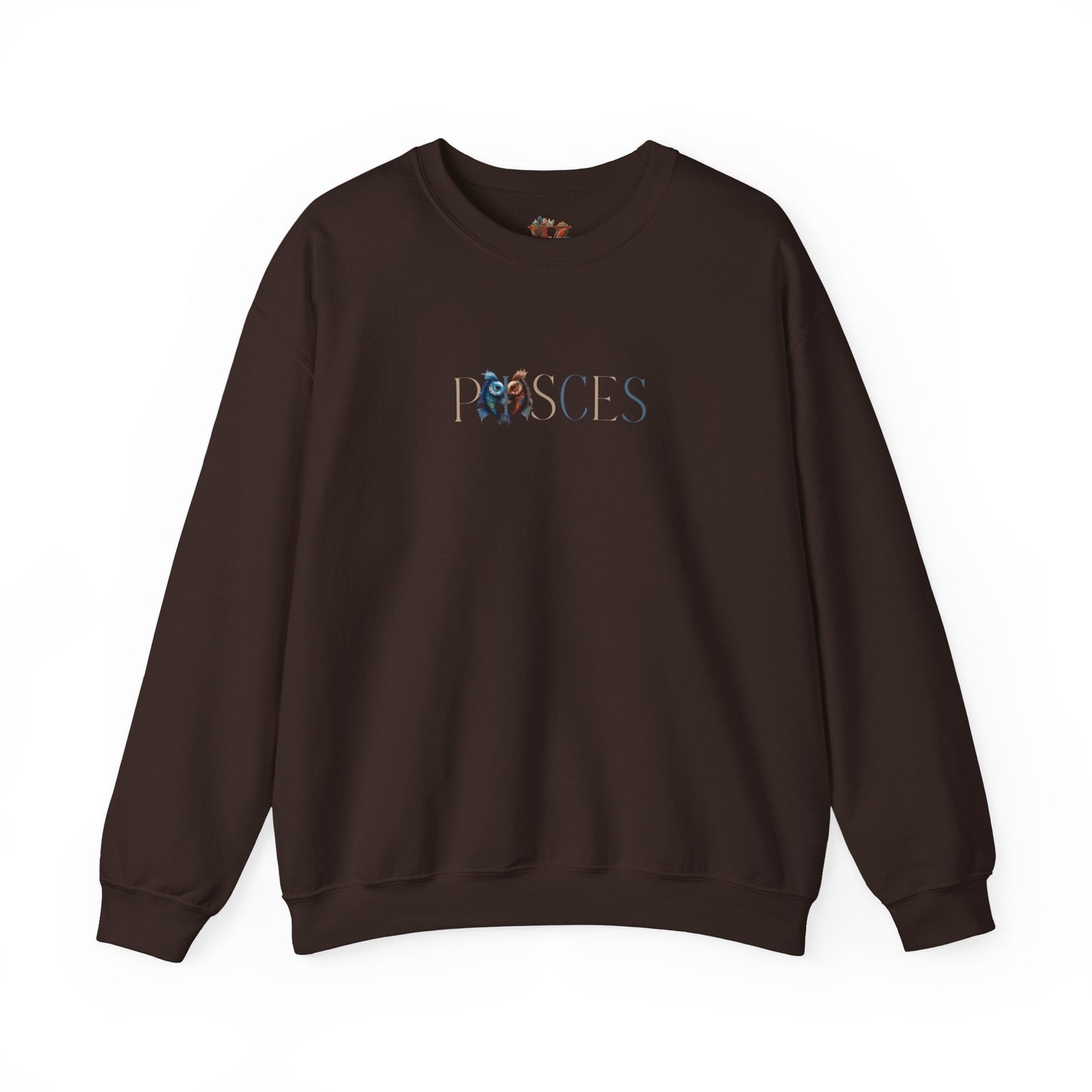 Classic Pisces Zodiac Sweatshirt – Blue & Beige