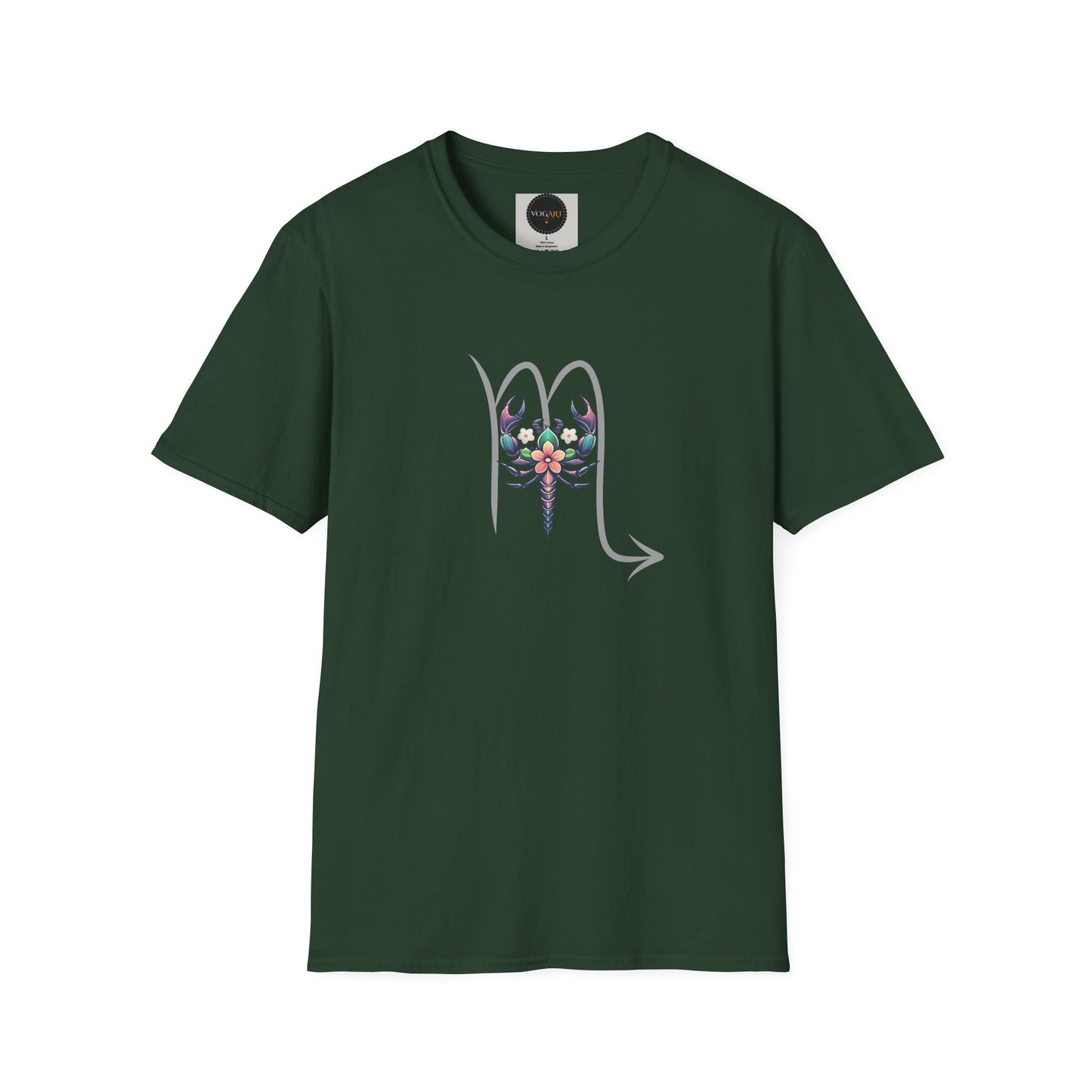 Scorpio Zodiac T-Shirt: Floral Astrology, Boho Horoscope Gift