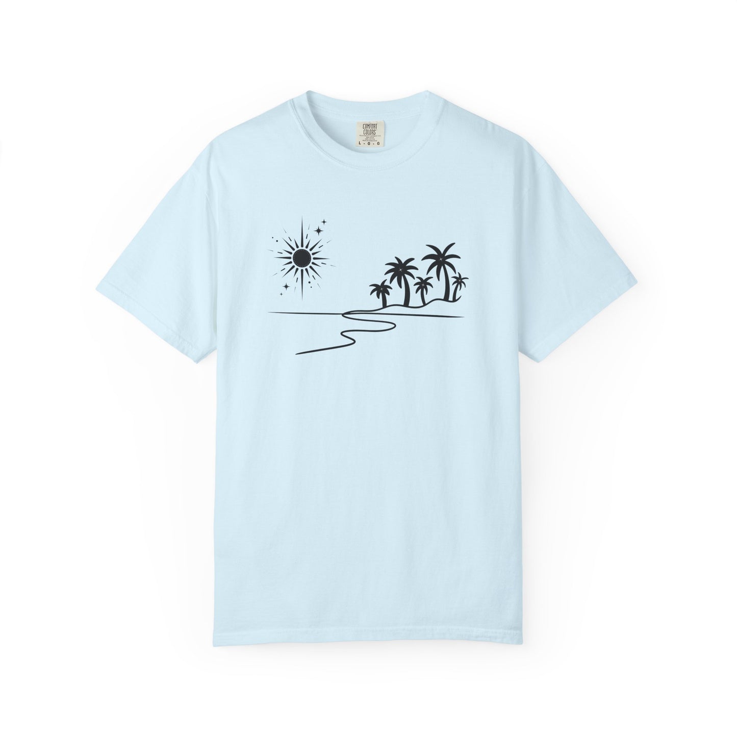 Celestial Beach Comfort Colors Shirt: Summer Graphic Tee