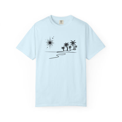 Celestial Beach Comfort Colors Shirt: Summer Graphic Tee