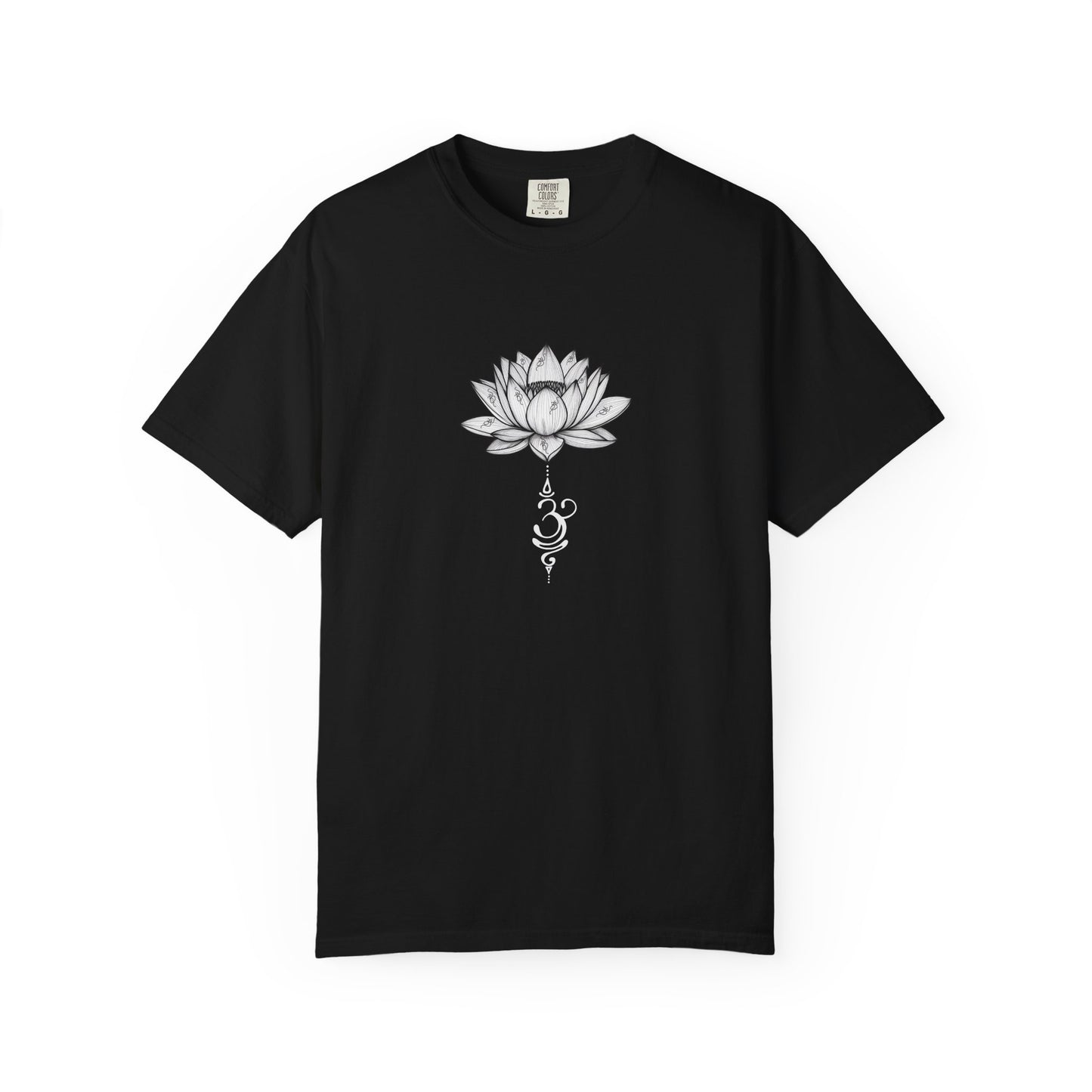 Lotus Flower Om Yoga T-Shirt: Spiritual Boho Chakra Tee