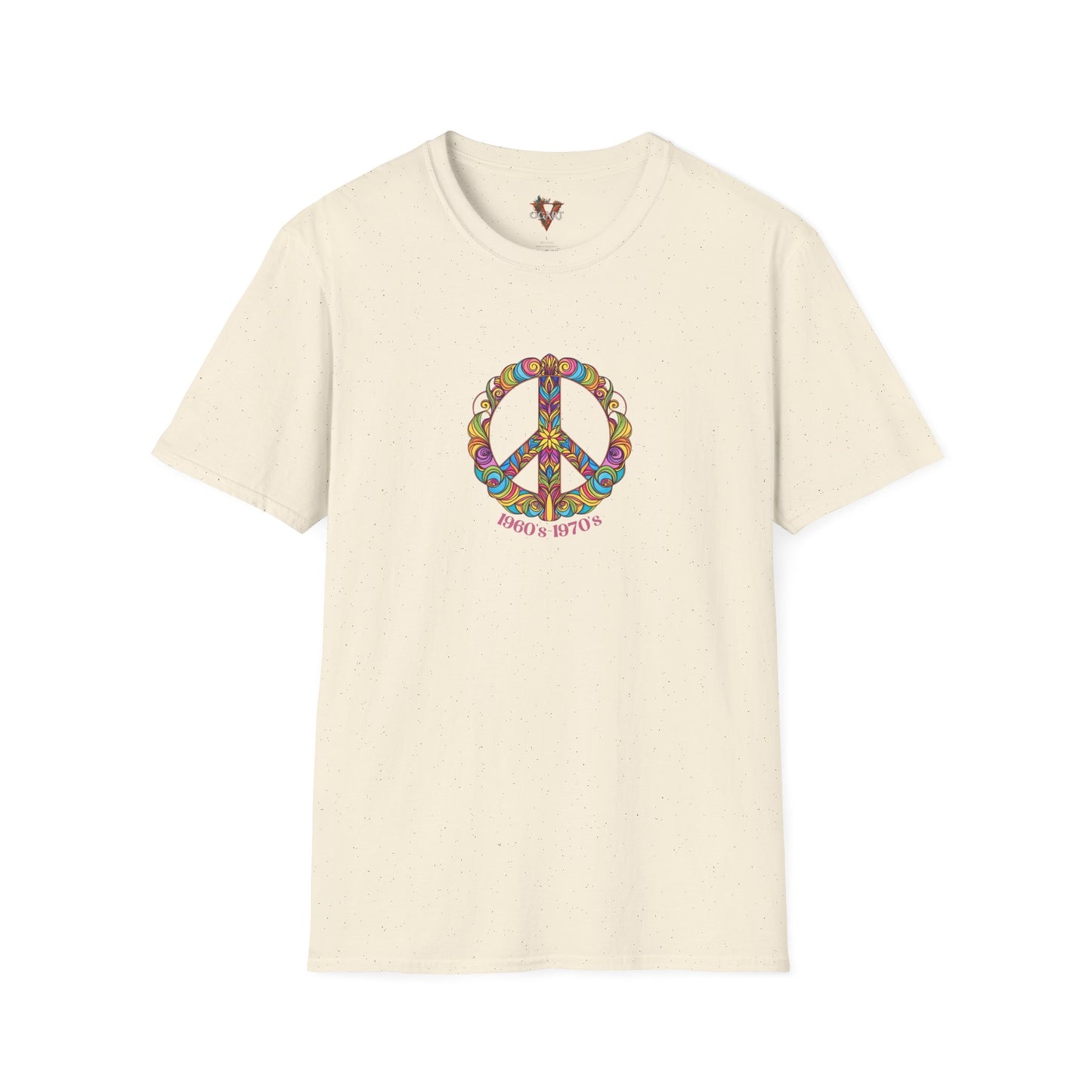 Retro Peace Graphic Tee: 60s 70s Hippie Style