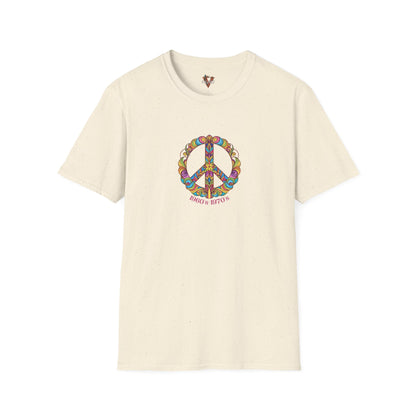Retro Peace Graphic Tee: 60s 70s Hippie Style