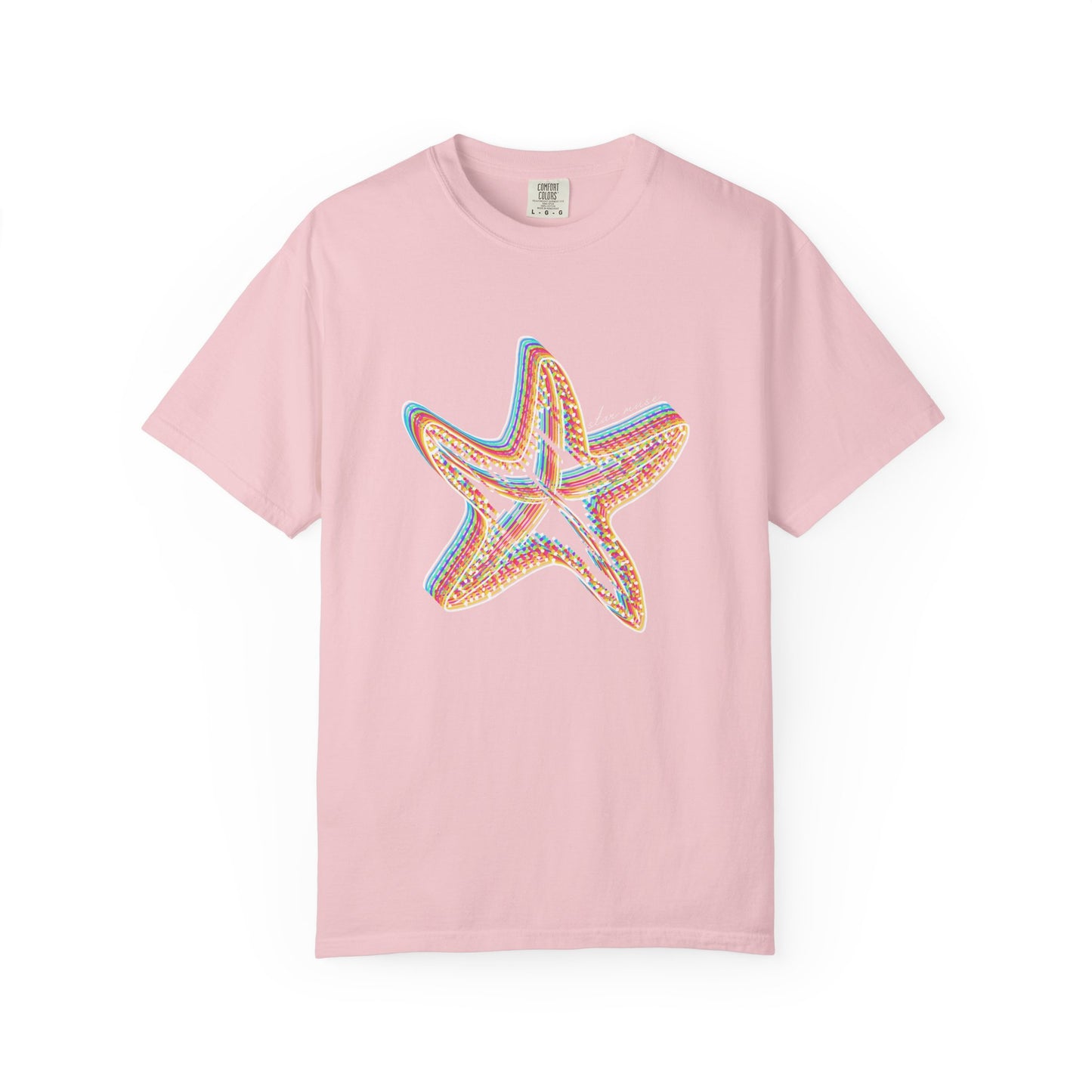 Starfish Rainbow T-Shirt: Summer Beach Clothing