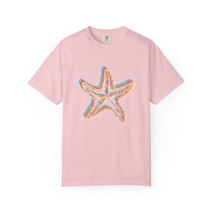Starfish Rainbow T-Shirt: Summer Beach Clothing