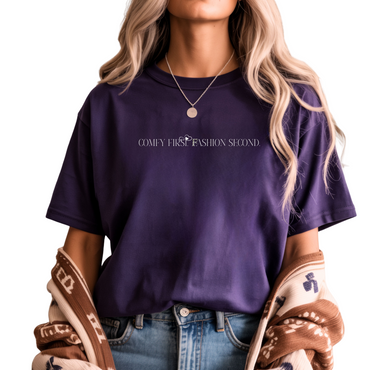 Cozy Oversized Tee – “Comfy First, Fashion Second” Cotton Shirt