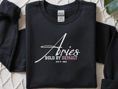 Aries Crewneck Sweatshirt: Bold by Default