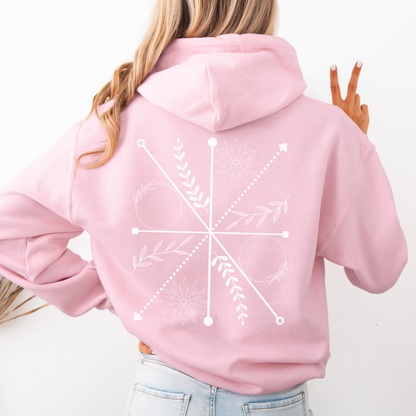 Mandala Hoodie: Mystic Floral Shirt