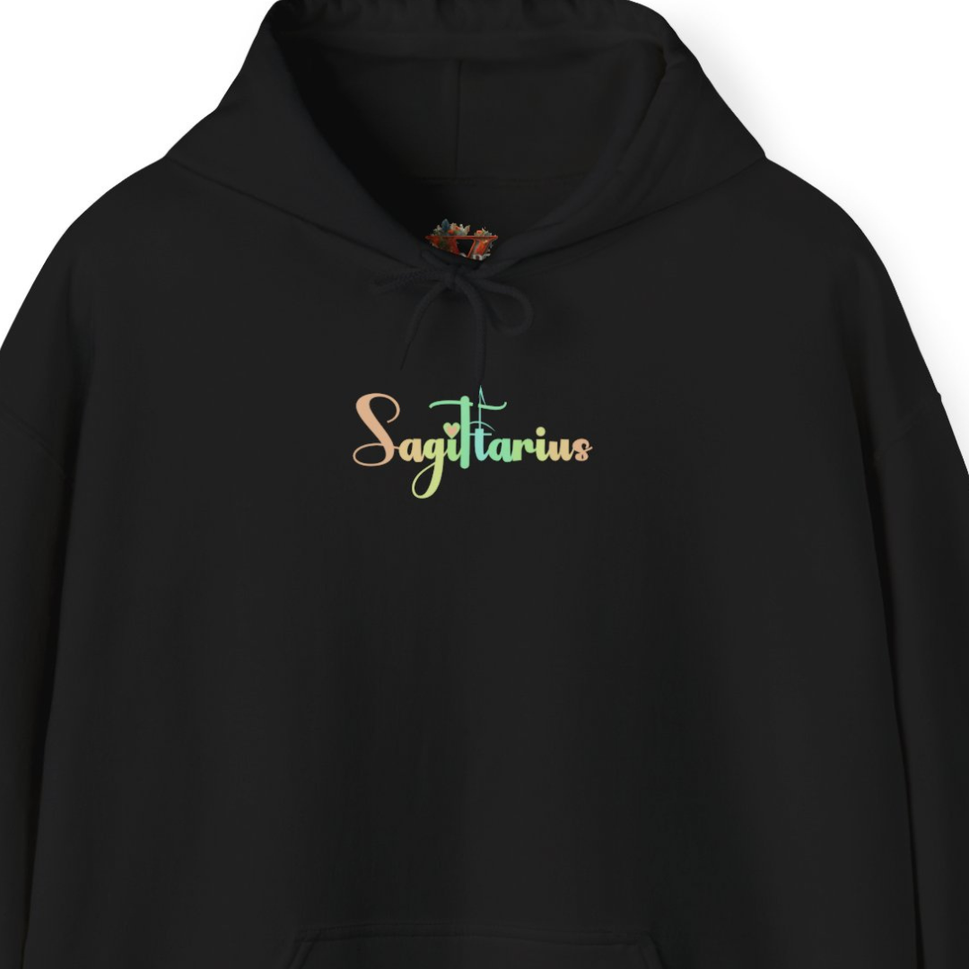 Sagittarius Pastel Hoodie: Astrology Hooded Sweatshirt