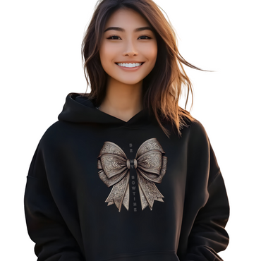 Be My Bowtine Hoodie -  Cozy And Stylish