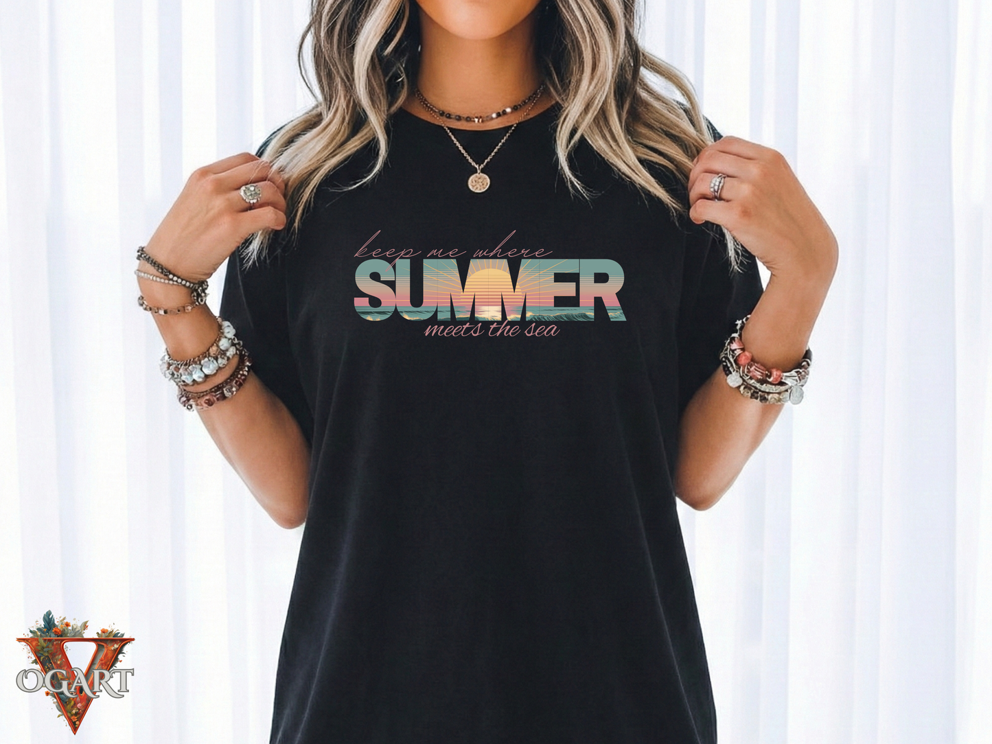 Summer Beach Shirt: Keep Me Where Summer Meets The Sea