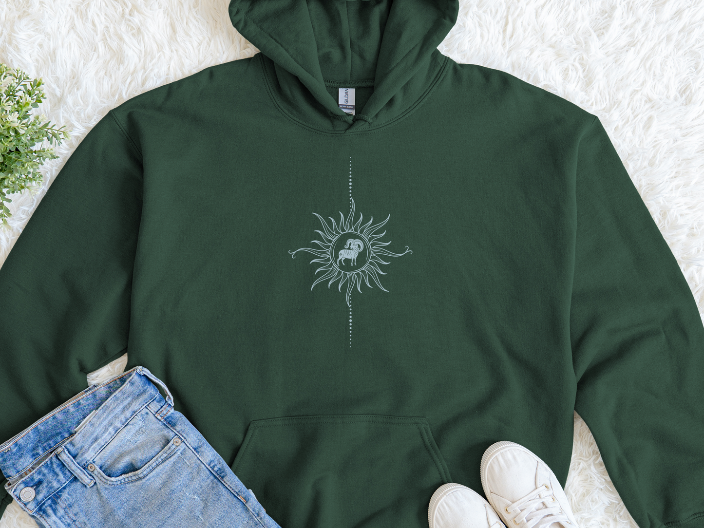 Aries Zodiac Hoodie: Astrology Constellation Sweatshirt