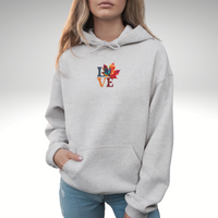 Canada Hoodie with Maple Leaf Love Design – Warm & Stylish