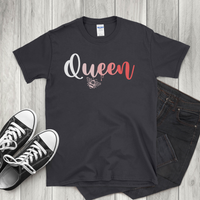 Queen Bee Gradient Letter T-Shirt – Empowered & Bold