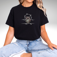 Libra Symbol T-Shirt – Owl Zodiac Design
