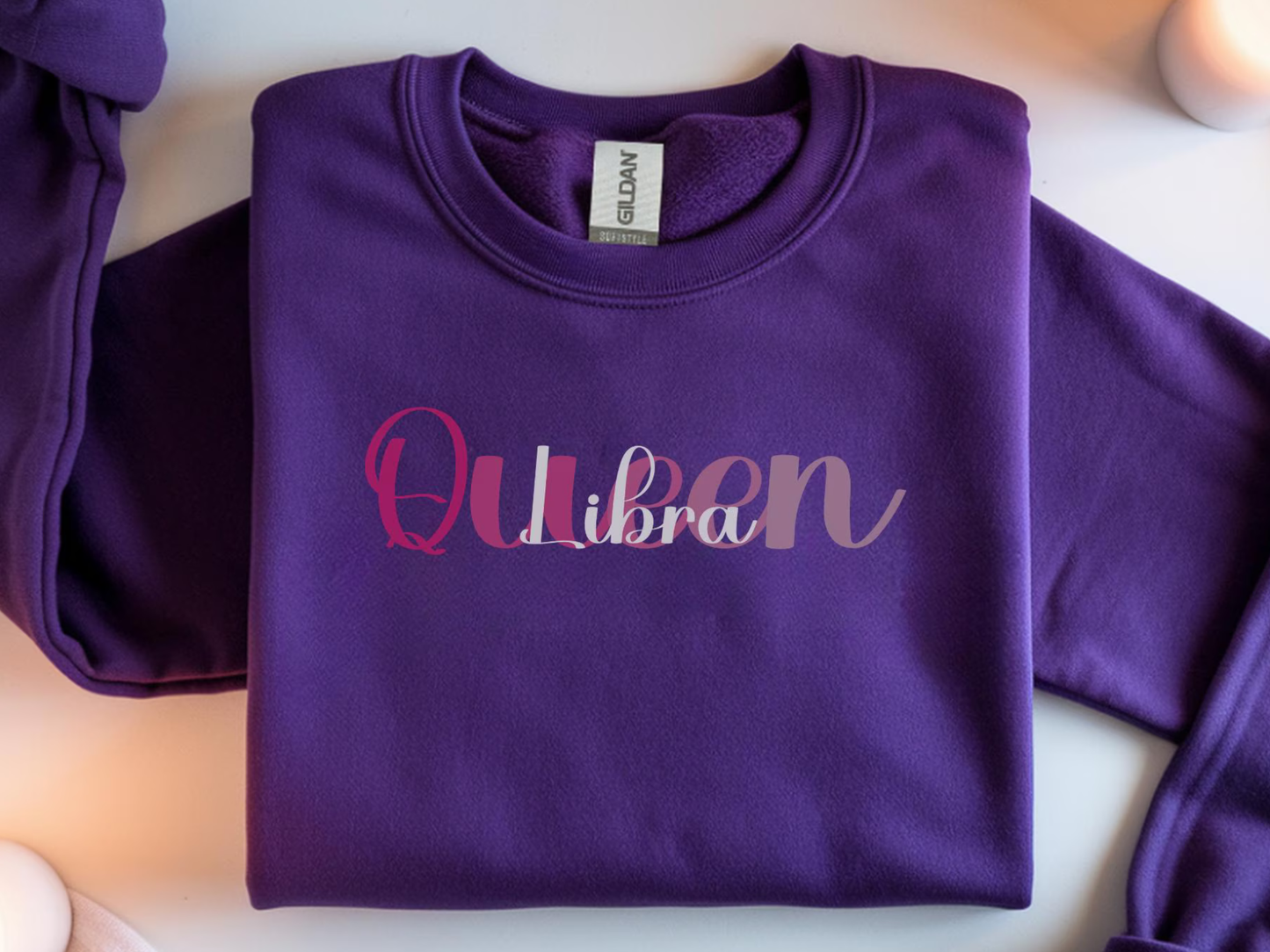 Queen Libra Sweatshirt: Zodiac Astrology Crewneck