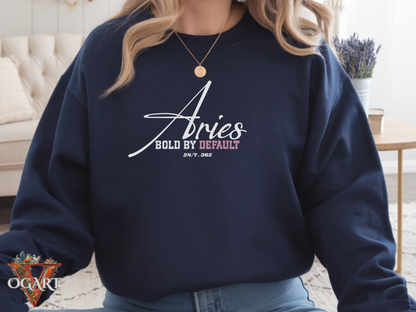 Aries Crewneck Sweatshirt: Bold by Default